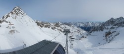 Archived image Webcam Schwarze Schneid Gondola Rettenbach Glacier 09:00