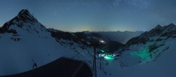 Archiv Foto Webcam Sölden Rettenbachgletscher: Weltcupstrecke an der Schwarze Schneid Bahn 23:00