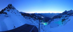 Archiv Foto Webcam Sölden Rettenbachgletscher: Weltcupstrecke an der Schwarze Schneid Bahn 03:00