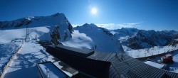 Archiv Foto Webcam Sölden Rettenbachgletscher: Weltcupstrecke an der Schwarze Schneid Bahn 01:00