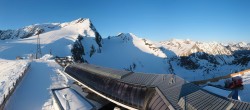 Archiv Foto Webcam Sölden Rettenbachgletscher: Weltcupstrecke an der Schwarze Schneid Bahn 05:00