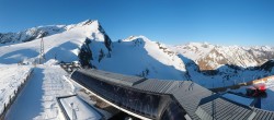 Archiv Foto Webcam Sölden Rettenbachgletscher: Weltcupstrecke an der Schwarze Schneid Bahn 06:00
