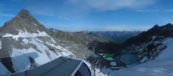Archiv Foto Webcam Sölden Rettenbachgletscher: Weltcupstrecke an der Schwarze Schneid Bahn 01:00
