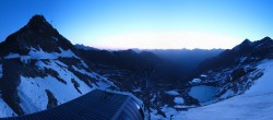 Archiv Foto Webcam Sölden Rettenbachgletscher: Weltcupstrecke an der Schwarze Schneid Bahn 03:00