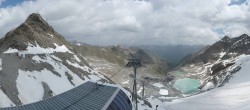 Archiv Foto Webcam Sölden Rettenbachgletscher: Weltcupstrecke an der Schwarze Schneid Bahn 11:00