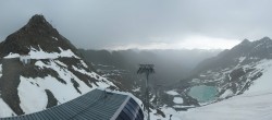 Archiv Foto Webcam Sölden Rettenbachgletscher: Weltcupstrecke an der Schwarze Schneid Bahn 13:00