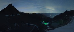 Archiv Foto Webcam Sölden Rettenbachgletscher: Weltcupstrecke an der Schwarze Schneid Bahn 23:00