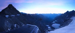 Archiv Foto Webcam Sölden Rettenbachgletscher: Weltcupstrecke an der Schwarze Schneid Bahn 03:00
