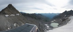 Archiv Foto Webcam Sölden Rettenbachgletscher: Weltcupstrecke an der Schwarze Schneid Bahn 05:00