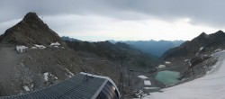 Archiv Foto Webcam Sölden Rettenbachgletscher: Weltcupstrecke an der Schwarze Schneid Bahn 06:00