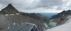 Archiv Foto Webcam Sölden Rettenbachgletscher: Weltcupstrecke an der Schwarze Schneid Bahn 07:00