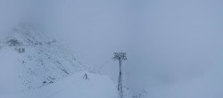 Archiv Foto Webcam Sölden Rettenbachgletscher: Weltcupstrecke an der Schwarze Schneid Bahn 05:00