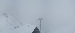 Archiv Foto Webcam Sölden Rettenbachgletscher: Weltcupstrecke an der Schwarze Schneid Bahn 09:00