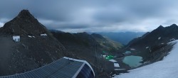 Archiv Foto Webcam Sölden Rettenbachgletscher: Weltcupstrecke an der Schwarze Schneid Bahn 01:00