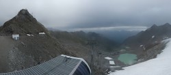 Archiv Foto Webcam Sölden Rettenbachgletscher: Weltcupstrecke an der Schwarze Schneid Bahn 07:00