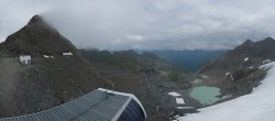 Archiv Foto Webcam Sölden Rettenbachgletscher: Weltcupstrecke an der Schwarze Schneid Bahn 13:00