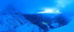 Archiv Foto Webcam Sölden Rettenbachgletscher: Weltcupstrecke an der Schwarze Schneid Bahn 03:00