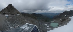 Archiv Foto Webcam Sölden Rettenbachgletscher: Weltcupstrecke an der Schwarze Schneid Bahn 15:00