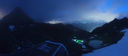 Archiv Foto Webcam Sölden Rettenbachgletscher: Weltcupstrecke an der Schwarze Schneid Bahn 21:00