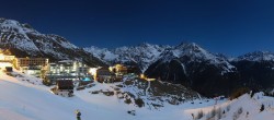 Archiv Foto Webcam Hochsölden: Blick aufs Dorf 01:00