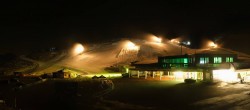 Archiv Foto Webcam Sölden: Tiefenbachgletscher Talstation und Parkplatz 23:00