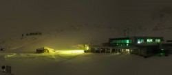 Archiv Foto Webcam Sölden: Tiefenbachgletscher Talstation und Parkplatz 01:00