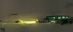 Archiv Foto Webcam Sölden: Tiefenbachgletscher Talstation und Parkplatz 05:00