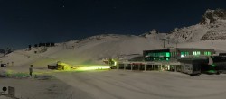 Archiv Foto Webcam Sölden: Tiefenbachgletscher Talstation und Parkplatz 23:00