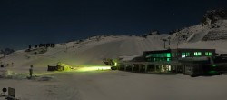 Archiv Foto Webcam Sölden: Tiefenbachgletscher Talstation und Parkplatz 03:00