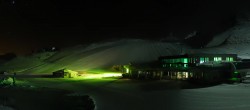 Archiv Foto Webcam Sölden: Tiefenbachgletscher Talstation und Parkplatz 19:00