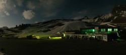 Archiv Foto Webcam Sölden: Tiefenbachgletscher Talstation und Parkplatz 01:00