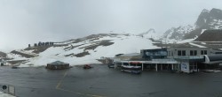 Archiv Foto Webcam Sölden: Tiefenbachgletscher Talstation und Parkplatz 13:00
