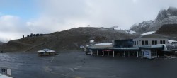 Archiv Foto Webcam Sölden: Tiefenbachgletscher Talstation und Parkplatz 06:00