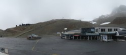 Archiv Foto Webcam Sölden: Tiefenbachgletscher Talstation und Parkplatz 07:00