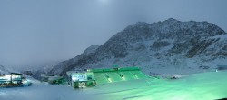 Archiv Foto Webcam Sölden Rettenbachgletscher: Weltcuptribüne und Talstation 00:00