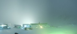 Archiv Foto Webcam Sölden Rettenbachgletscher: Weltcuptribüne und Talstation 03:00