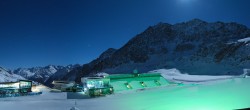 Archiv Foto Webcam Sölden Rettenbachgletscher: Weltcuptribüne und Talstation 23:00