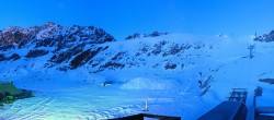 Archiv Foto Webcam Sölden Rettenbachgletscher: Weltcuptribüne und Talstation 22:00