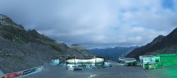 Archiv Foto Webcam Sölden Rettenbachgletscher: Weltcuptribüne und Talstation 01:00