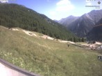 Archiv Foto Webcam Sölden: Talabfahrt Giggijochbahn 09:00