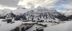 Archived image Webcam Hotel Goldener Berg: village view Oberlech 07:00