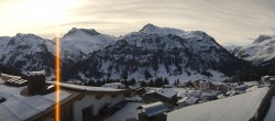 Archived image Webcam Hotel Goldener Berg: village view Oberlech 07:00