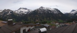 Archived image Webcam Hotel Goldener Berg: village view Oberlech 21:00