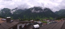 Archived image Webcam Hotel Goldener Berg: village view Oberlech 09:00