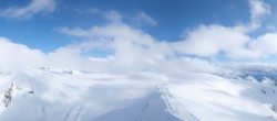 Archiv Foto Webcam Zermatt Kleinmatterhorn: Gletscherskigebiet 17:00