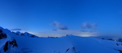 Archiv Foto Webcam Zermatt Kleinmatterhorn: Gletscherskigebiet 03:00
