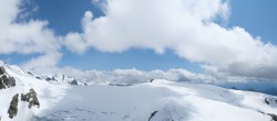 Archiv Foto Webcam Zermatt Kleinmatterhorn: Gletscherskigebiet 13:00