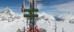 Archiv Foto Webcam Zermatt / Breuil Cervinia: Plateau Rosa 11:00