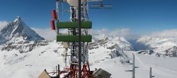 Archiv Foto Webcam Zermatt / Breuil Cervinia: Plateau Rosa 15:00
