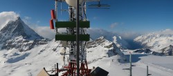 Archiv Foto Webcam Zermatt / Breuil Cervinia: Plateau Rosa 17:00